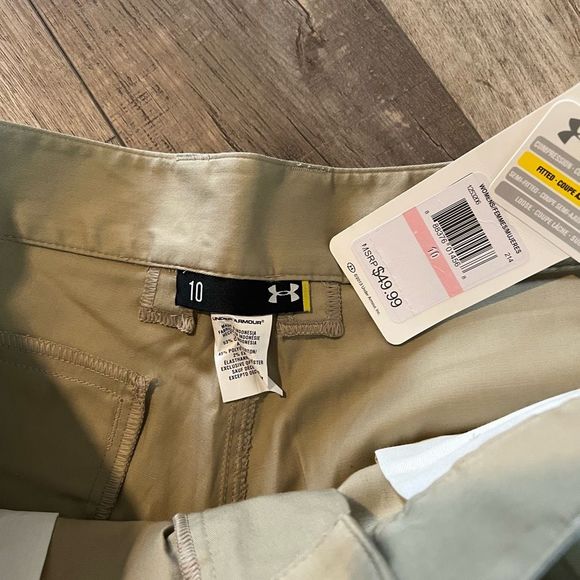 Women's under armour golf shorts size 10 - Picture 8 of 9